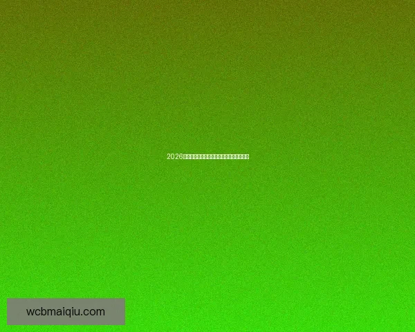 2026世界杯淘汰赛完整赛程解析及晋级球队预测